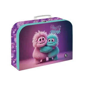 Laminierter Koffer 34 cm Monster